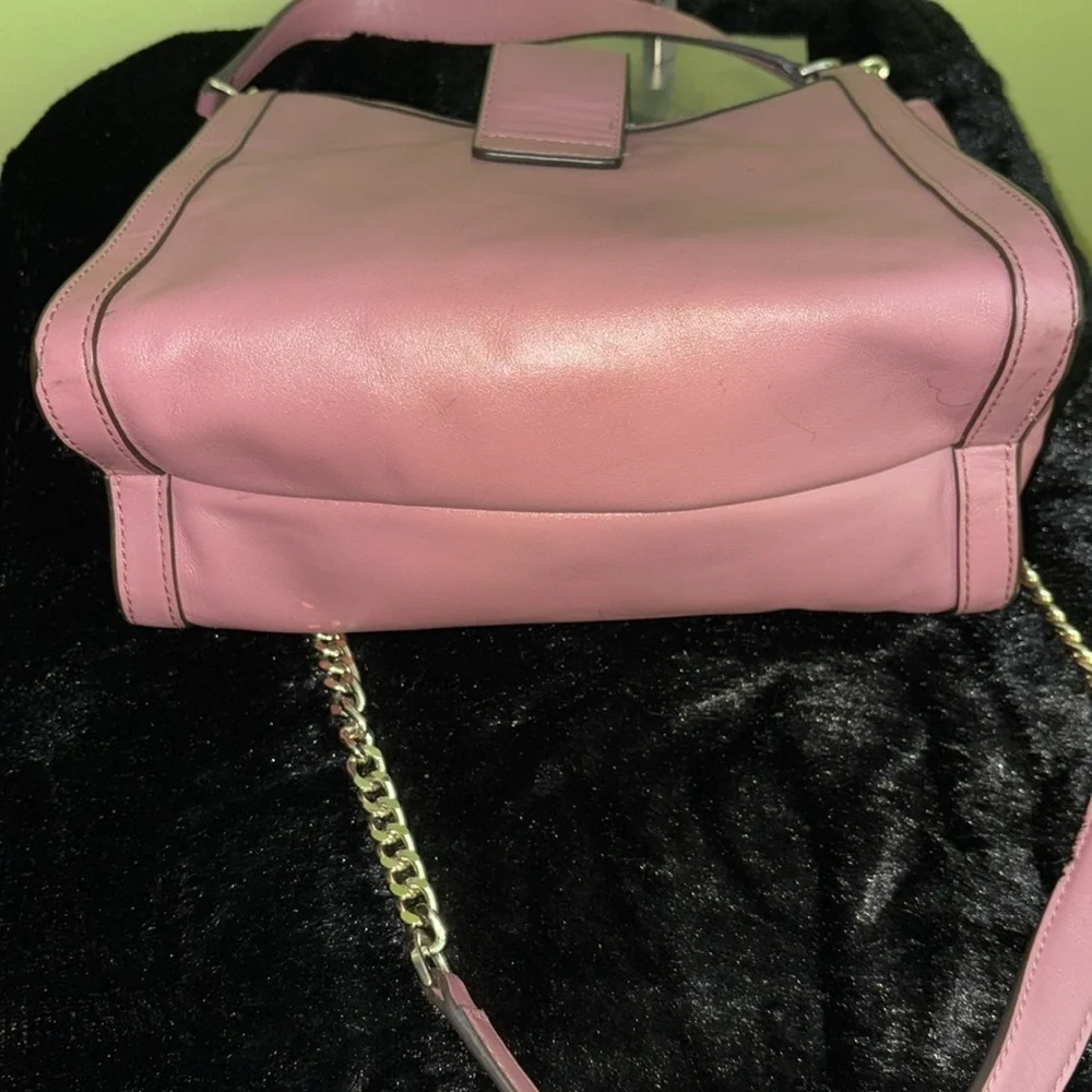 Michael Kors Whitney Rose Leather Shoulder Bag - Picture 7 of 15